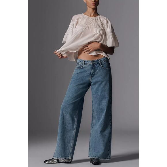 NWT Anthropologie Pilcro Low-Rise Wide-Leg Jeans $148 SIZE 29 - Picture 6 of 6